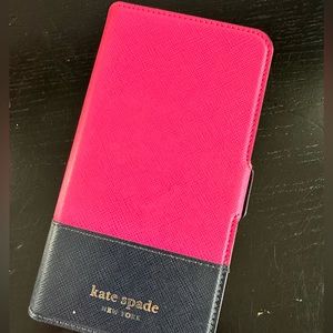 Kate Spade Sylvia Magnetic Wrap iPhone 11 PRO MAX Folio Pink Case - Used
